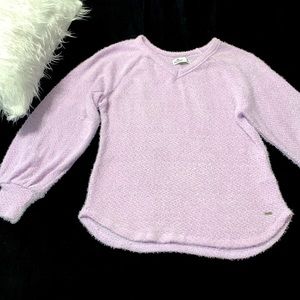 Hollister furry sweater top size M